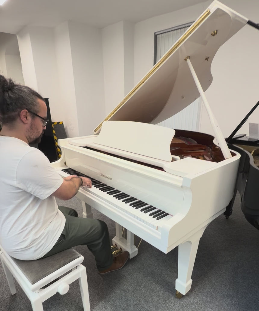 Piano à queue WENDL & LUNG 161 Professional blanc brillant occasion année 2006 (d'occasion)