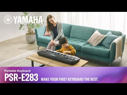 Clavier Yamaha PSR-E283 - 61 touches - LE CLAVIER IDÉAL POUR DÉBUTANT 
