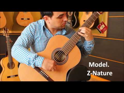Alhambra Z-Nature CW EZ Konzertgitarre mit Tonabnehmer 4/4 mit Tasche