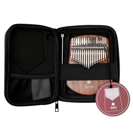 Sela Kalimba 17 Solid Sapelli