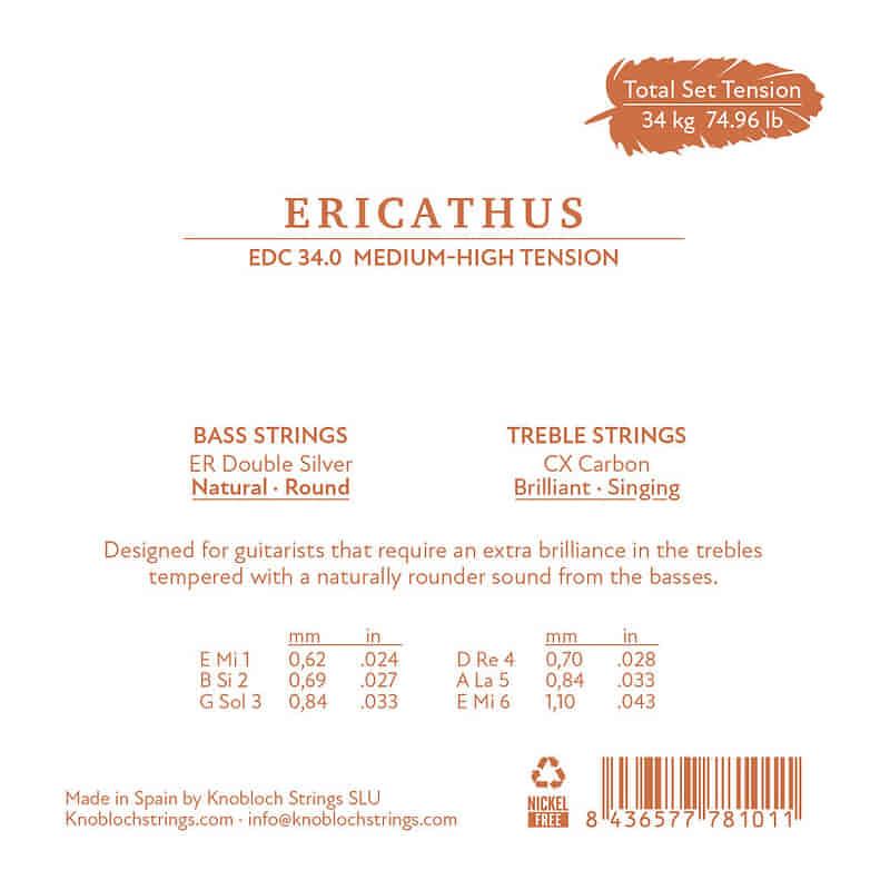 Knobloch Strings Erithacus line EDC34.0 MHT - Musik-Ebert Gmbh