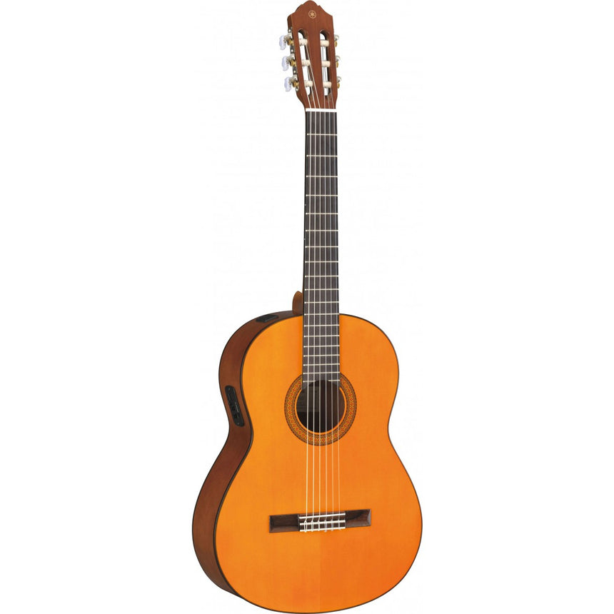 Yamaha CGX102 Konzertgitarre – 4/4 Klassikgitarre mit Fichtendecke & System 68N Tonabnehmer