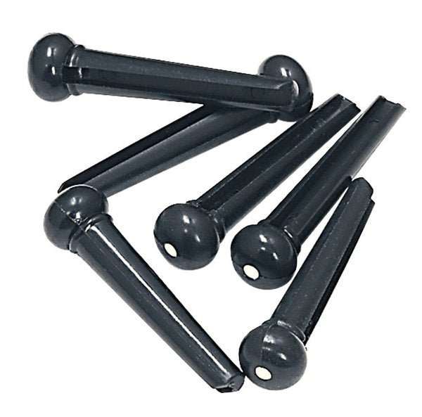 Black String Pin Fire & Stone string pins 6-pack black with dot – Musik-Ebert Gmbh