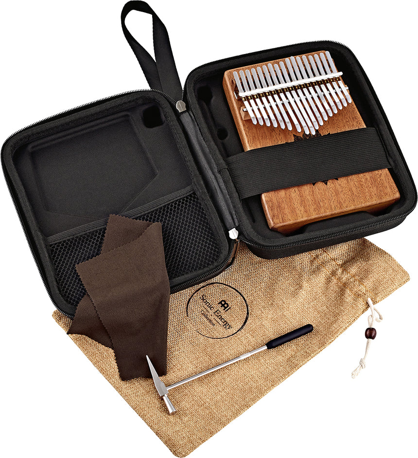 MEINL Sonic Energy Sound Hole Kalimba, 17 Töne, mahogany matte - Musik-Ebert Gmbh