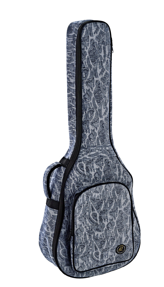 ORTEGA Gigbag für 4/4 Gitarre - Denim Look Blue - Musik-Ebert Gmbh