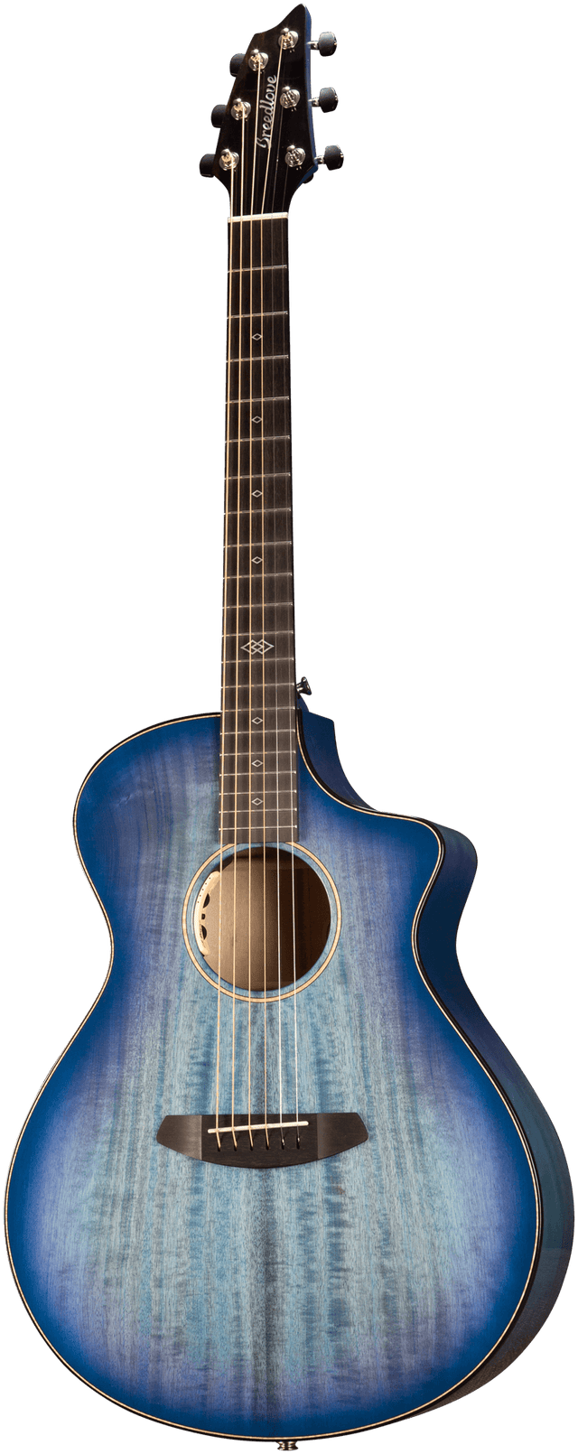 Breedlove Oregon Concert LTD „Blue Eyes“ Limited Edition (1 von 8) Westerngitarre mit Tonabnehmer und Koffer - Musik-Ebert Gmbh