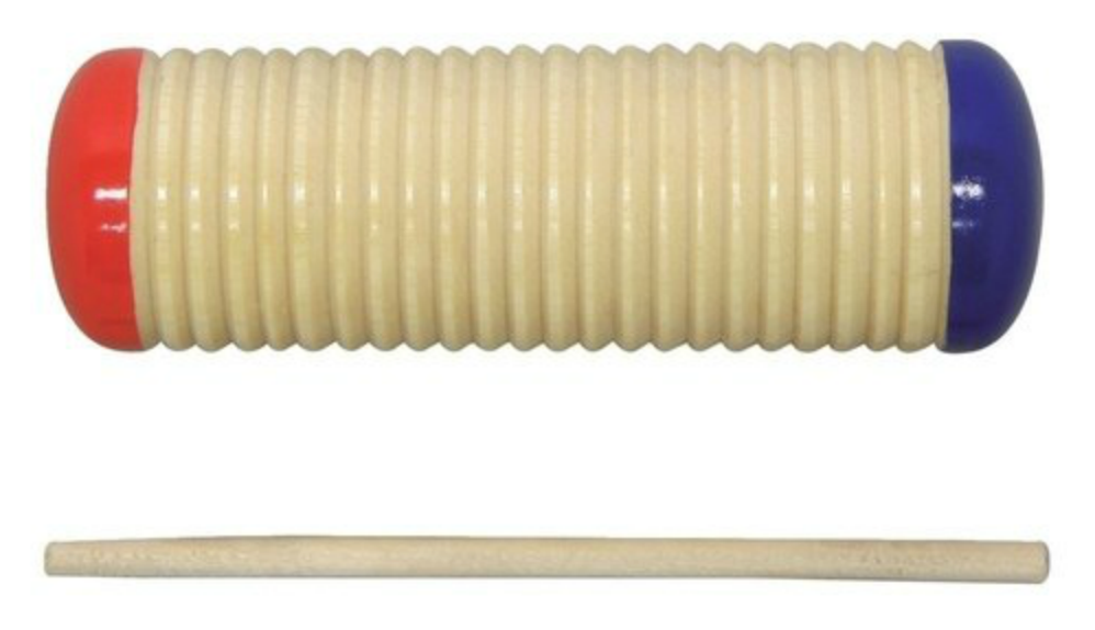 Guiro Con Rascador Percusiones Ritmo, Cumbia, Salsa Color Amarillo - Foto 11