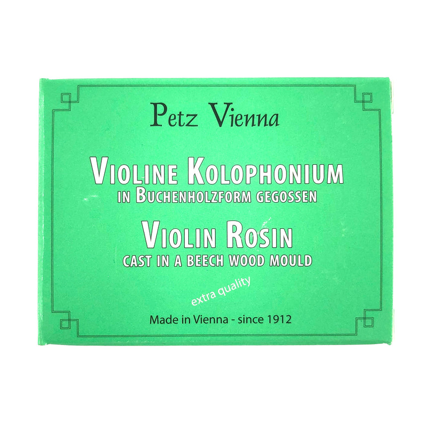 Petz Violin Rosin Kolophonium in Buchenholzform gegossen - Musik-Ebert Gmbh