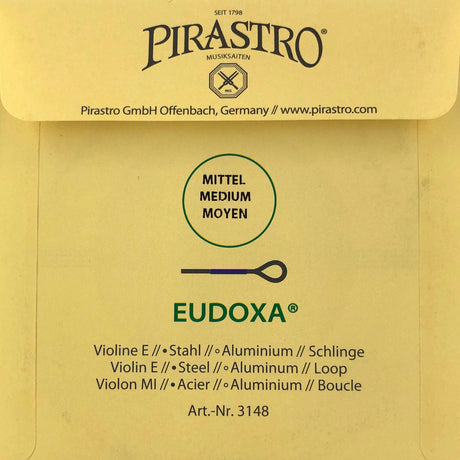 Pirastro Eudoxa Violin Einzelsaite E mit Schlinge 4/4 - Musik-Ebert Gmbh