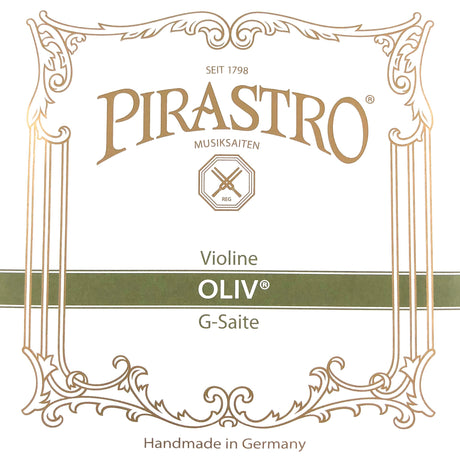 Pirastro Oliv Violin Einzelsaite G mit Knoten (15 3/4) 4/4 - Musik-Ebert Gmbh