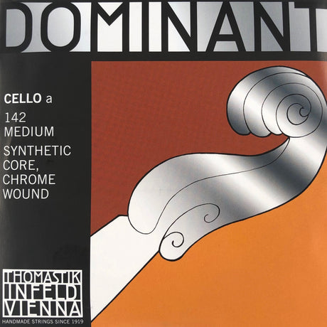 Thomastik Dominant Cello Einzelsaite A 142 Medium mit Kugel 4/4 - Musik-Ebert Gmbh