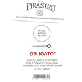 Pirastro Obligato Cello Einzelsaite A mit Kugel 4/4 - Musik-Ebert Gmbh