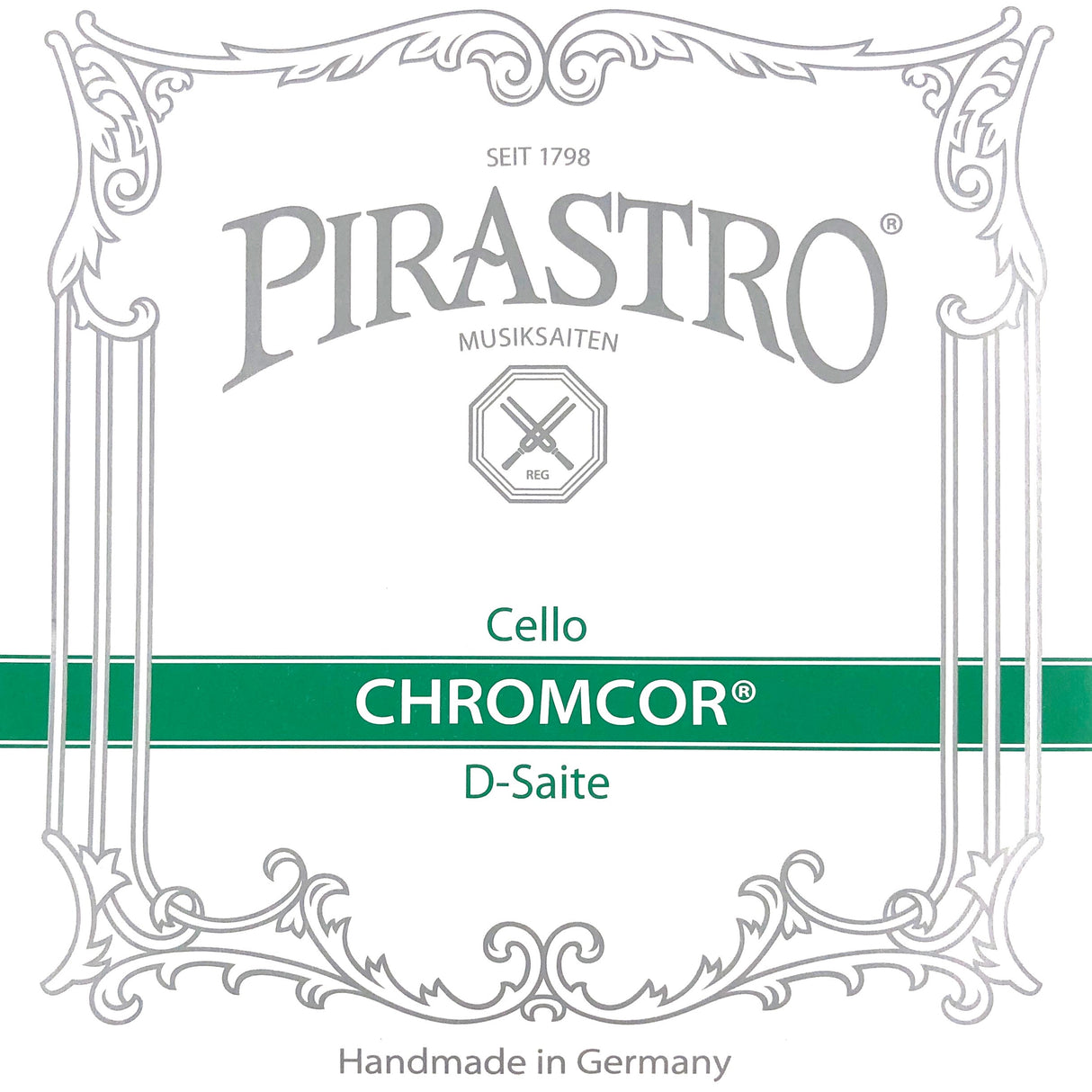 Pirastro Chromcor Cello Einzelsaite D mit Kugel Medium 3/4-1/2 - Musik-Ebert Gmbh