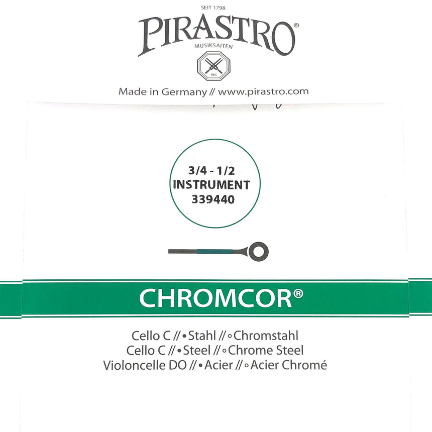 Pirastro Chromcor Cellosaiten Satz 3/4-1/2 - Musik-Ebert Gmbh