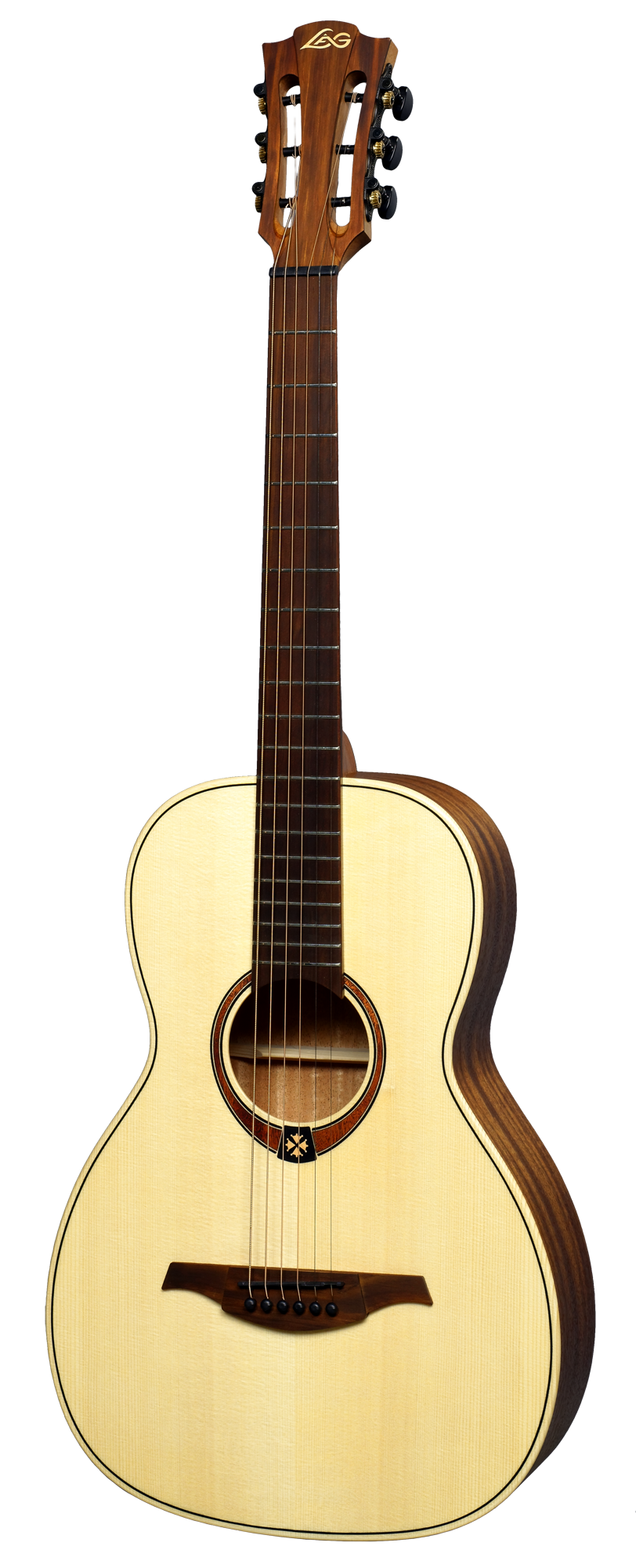 LAG Westerngitarre, Tramontane 177, Parlor, Satin, Pickup - Musik-Ebert Gmbh