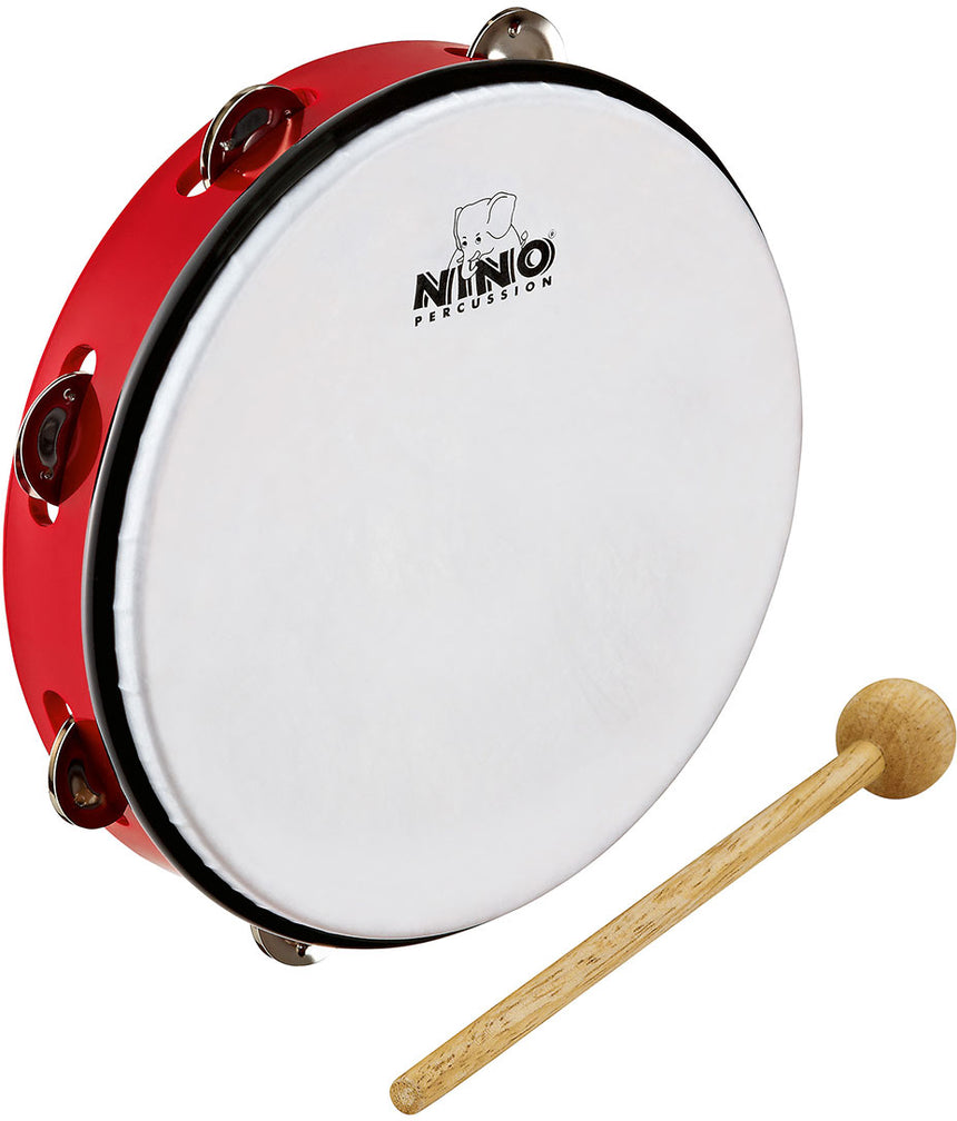 NINO Percussion ABS Tambourine mit Schellen verschiedene Farben - Musik-Ebert Gmbh