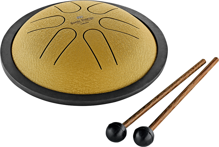 MEINL Sonic Energy Mini Steel Tongue Drum, Gold, B Major - Musik-Ebert Gmbh