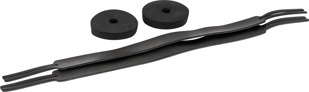 Nino Percussion Cymbal Leather Straps BR4 - Musik-Ebert Gmbh