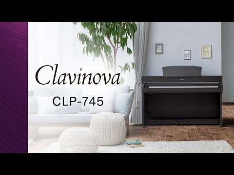 Yamaha Clavinova CLP 745 digital piano