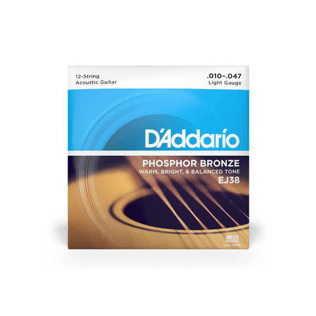 D'Addario Saiten für 12-saitige Akustikgitarre, Phosphorbronze - Musik-Ebert Gmbh