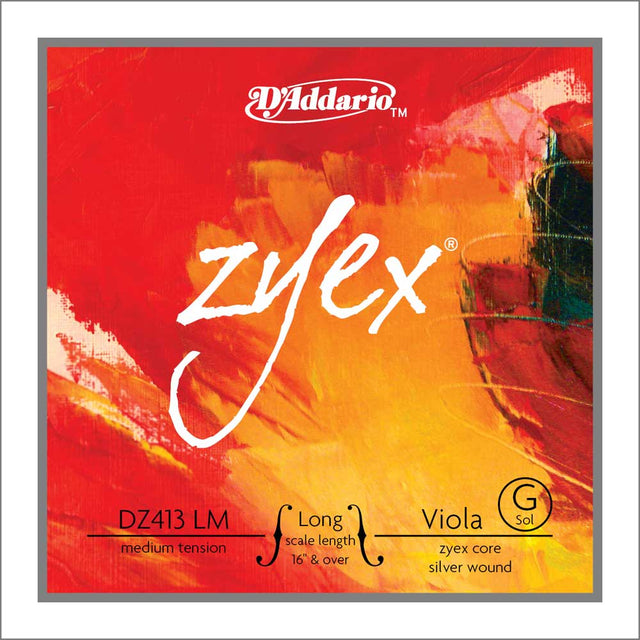 D'Addario Viola DZ413 LM, G Einzelsaite - Long Scale Medium Tension - Musik-Ebert Gmbh