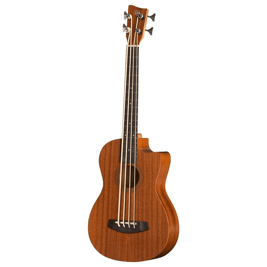 GEWA Elektroakustischer Ukebass Manoa K-BS-CE Sapelli Matte EA Uke Bass (VG512.280) - Musik-Ebert Gmbh